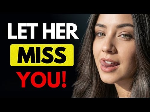How to make ANY woman miss you badly ( Even if She's Not Interested ) | Female Psychology | Stoicism
