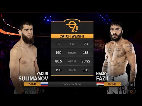 Full Fight: Namo Fazil vs Yakub Sulimanov - 971 FIGHTING Championship