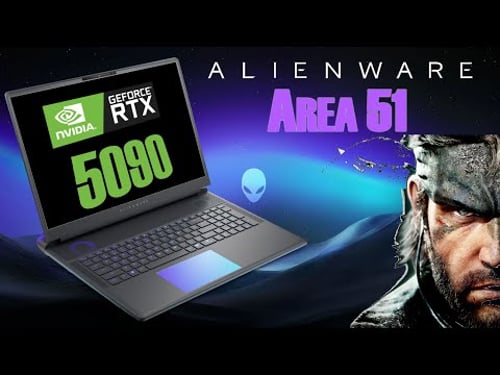 Alienware Area 51 - RTX 5090 vs VERY Demanding Games