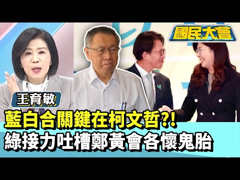 藍白合關鍵在柯文哲?!綠接力吐槽鄭黃會各懷鬼胎怕了【#國民大會 精華】20251120 #王育敏 #黃暐瀚