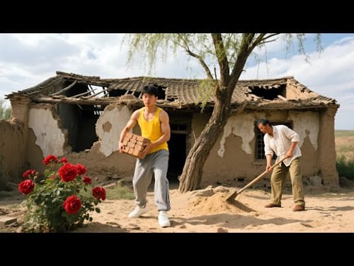 Transform the abandoned adobe house found in the mountains into a rural tourism hotel#renovation