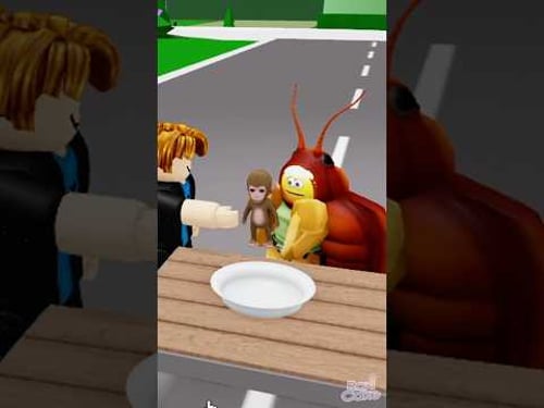 ALIMENTA A LA CUCARACHA🙀 #SHORTS #ROBLOX