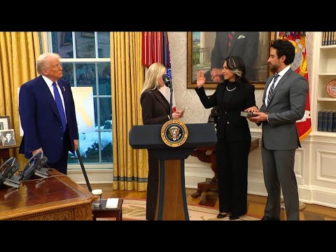 Watch | Tulsi Gabbard sworn in as DNI