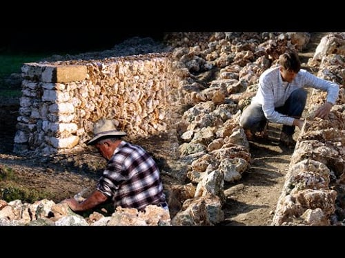 PAREDES ARTESANALES con “piedra seca”. Construcción tradicional | Oficios Perdidos | Documental