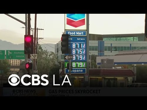 California gas prices continue to skyrocket amid War in Iran