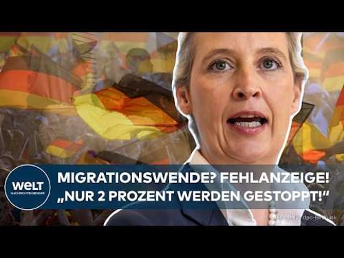 WEIDEL DISASSEMBLES MIGRATION POLICY: Warning of 200,000 immigrants through family reunification!