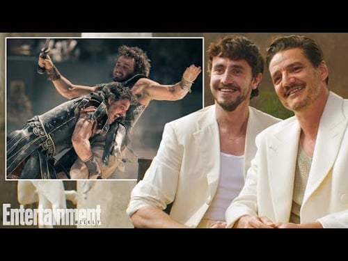 Pedro Pascal & Paul Mescal on 'Gladiator 2' and Working with Ridley Scott | Entertainment Weekly