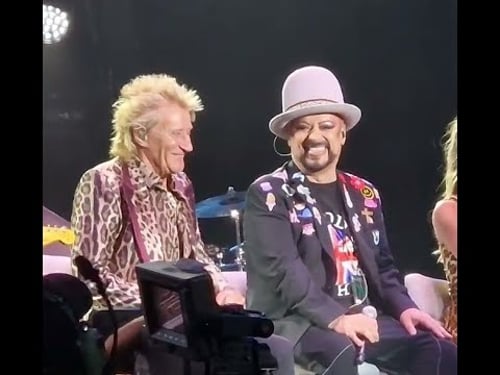 Boy George & Rod Stewart sharing the One Show sofa : May 31st 2023 / 31.05.23