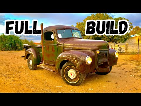 FULL REBUILD- 1946 international ABANDONED 50 years ago, will it run and drive ?