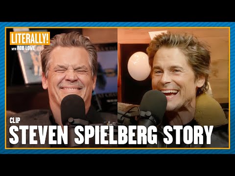 Steven Spielberg Put Josh Brolin In His Place On The Set Of "The Goonies" | Literally! with Rob Lowe