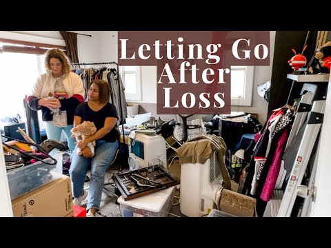 Decluttering After Loss of A Loved One || Decluttering The Junk Room || Declutter With Friends ❤️