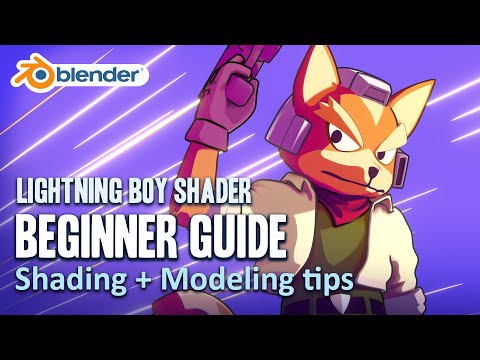 Lightning Boy Shader - Beginner Guide - Shading & Modeling Tips