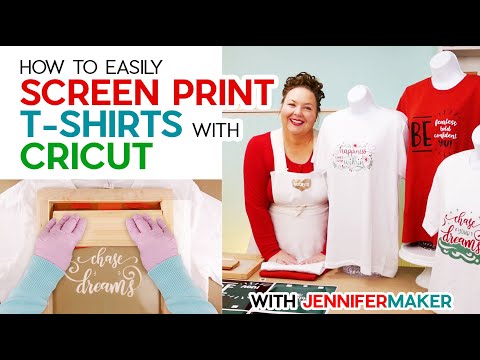 How to Screen Print a Shirt with Cricut | Full Process from Start to Finish!!