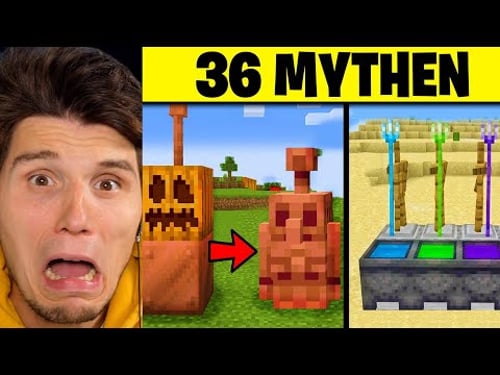 Paluten REAGIERT auf Ich teste MINECRAFT MYTHEN die du nicht glauben wirst
