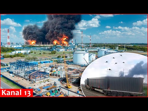 Like in Operation Spiderweb: Drones for the Tyumen oil refinery strike secretly delivered by trucks
