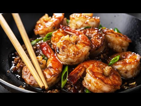 Oh my goodness, I've never eaten shrimp this delicious! It's like the best Asian restaurant!