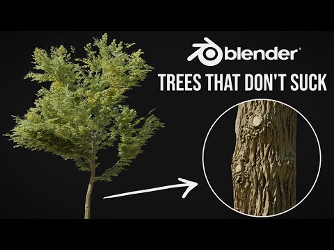 Creating Photorealistic Trees That Don't Suck! Blender Tutorial