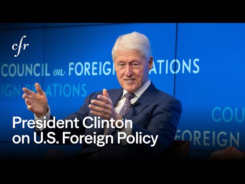 A Conversation With President Bill Clinton: Martin S. Indyk Memorial Lecture