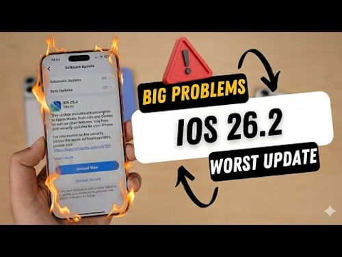 iOS 26.2 Big Problems | Worst Update | 1 Month Later | Amazon Great Republic Day Sale