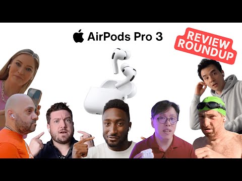 AirPods Pro 3 Review Roundup: GAME CHANGER or Overhyped? (ft MKBHD, iJustine, Dave2D, Aaron Loud)