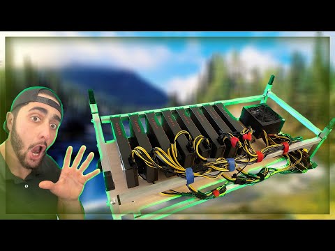 Montage d'un rig de 8 RX 5700 8Go + 400MHS dans la ferme