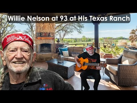 Willie Nelson at 93 at His Texas Ranch – A Timeless Country Lifestyle of a Music Legend