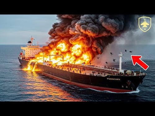 Ukraine HUNTS DOWN Russia’s Oil Export Ship — Then BLEW It Apart