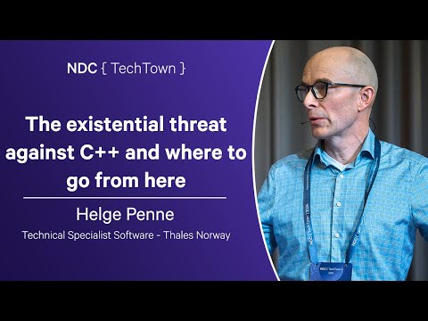 The existential threat against C++ and where to go from here - Helge Penne - NDC TechTown 2024
