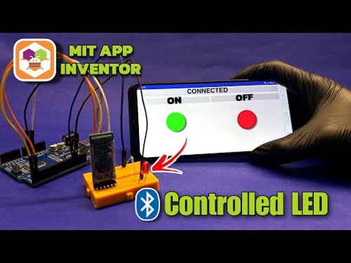 DIY Bluetooth-Controlled LED with Arduino + MIT App Inventor