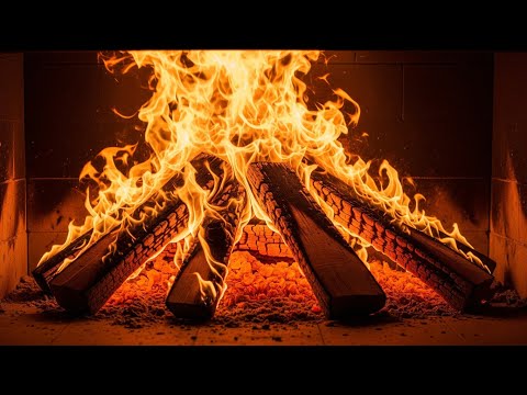 🔥 Ultra Realistic Fireplace 4K. Soothing Crackling Fire Sounds for Sleep, Work & Relaxation