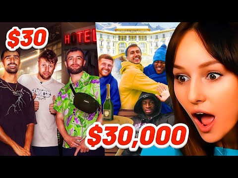 Freya Reacts to SIDEMEN $30,000 VS $30 HOTEL