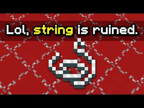 Mojang just made STRING sooooo different now.