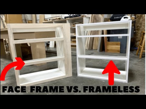 2 styles of basic cabinet construction. Which works best for you?