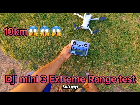 Dji mini 3 Range test 😱😱10km?@DJI