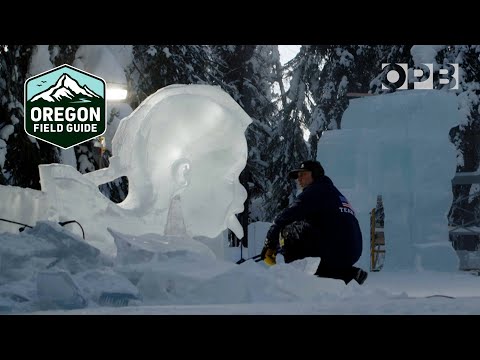 Ice carving world champion makes massive sculptures | Oregon Field Guide