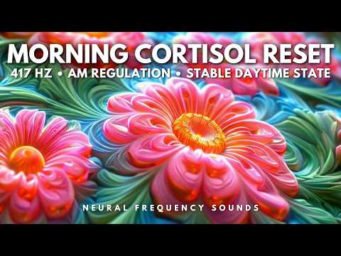 417 Hz Morning Cortisol Flush 🌿 Dissolve Stress Hormones & Clear Negative Energy • Meditation Music