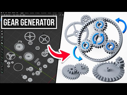Game Changing Gears In Blender: Precision Gears