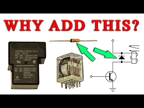 Why Add This Diode Across A Relay Coil? This Is Why It's Needed!