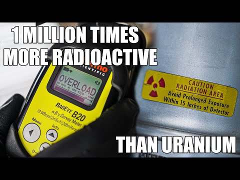 Intensely Radioactive Industrial Smoke Detector from the 1950's