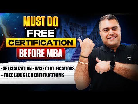 FREE & Powerful! Must-Have Certifications Before MBA β
Level Up Your Profile!