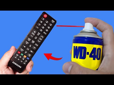 Take a Common WD-40 and Fix All Remote Controls in Your Home! How to Repair TV Remote Control Easy!