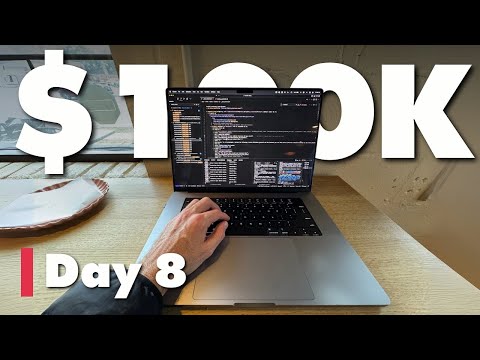 Watch me find an idea, build, & launch it in 23 minutes | $100K Challenge Day 8