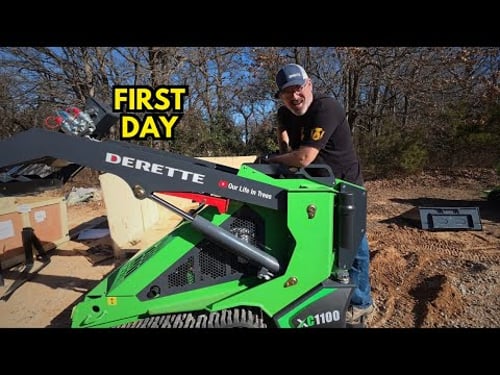 First Day With the Derette XC1100… Uncrating a TON of Attachments