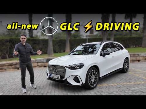 all-new 2027 Mercedes GLC EQ driving REVIEW - new benchmark and better than BMW iX3?
