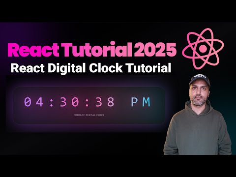 React Digital Clock Tutorial Beginner Friendly