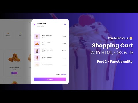 Build Shopping Cart π With HTML, CSS, & JS | Step By Step Tutorial