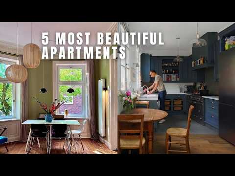 1 Hour | 5 Most Beautiful Apartment Tours We Ever Filmed! | Interior Design Inspiration