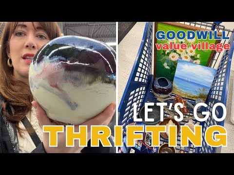 My Thrifting Good Luck Charm! | Goodwill Thrift with Me | Vintage Haul