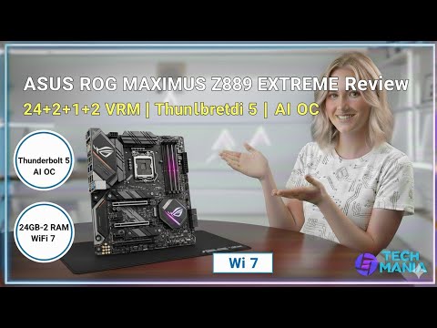 ASUS ROG MAXIMUS Z890 EXTREME Review | 24+2+1+2 VRM | Thunderbolt 5 | AI OC | Tech Mania