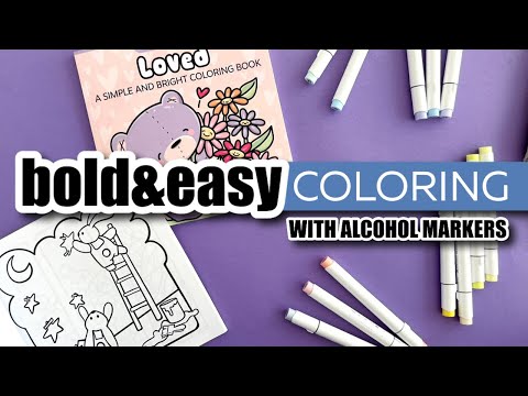 Mastering ALCOHOL MARKERS: Essential tips for Adult Coloring